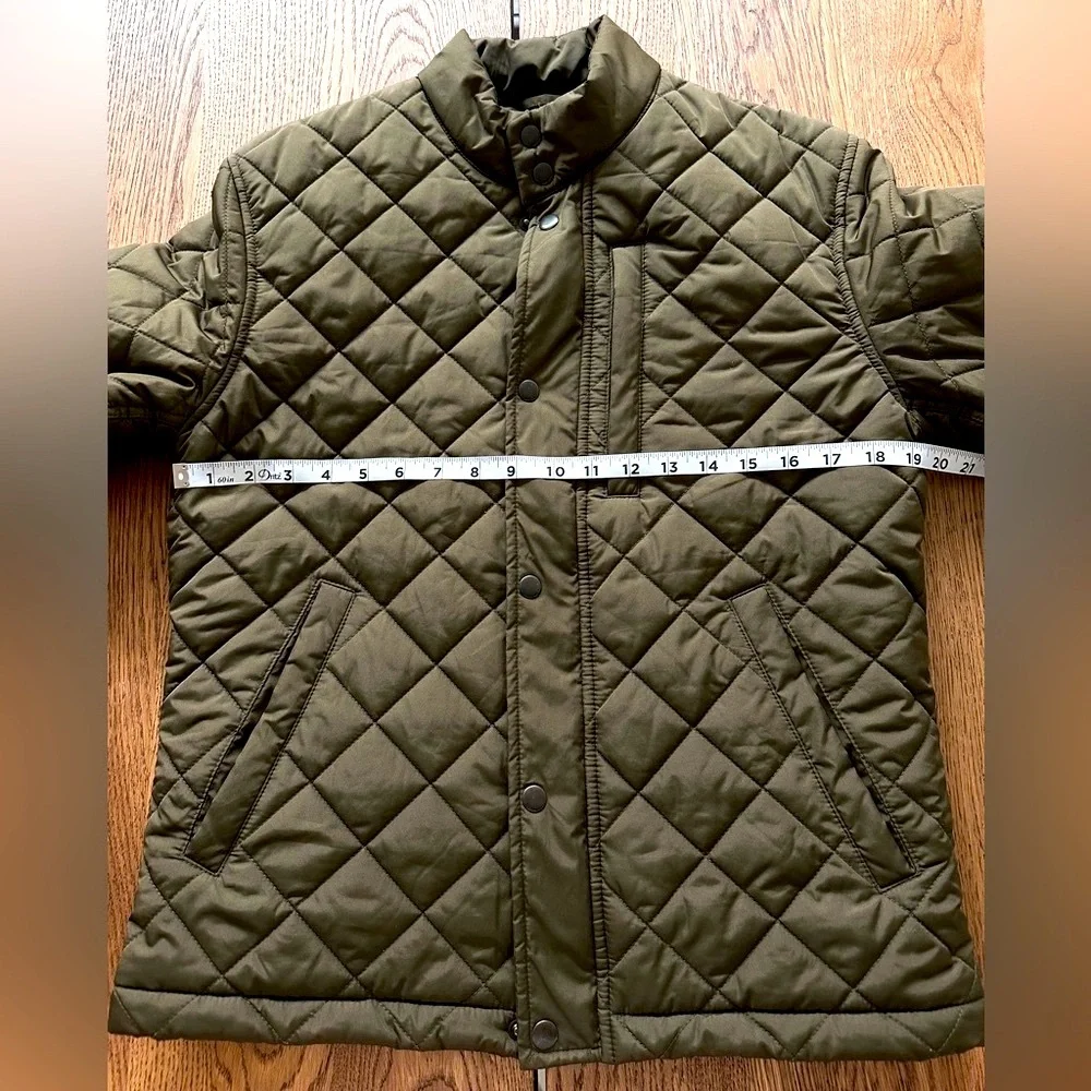 BANANA REPUBLIC HYDRORÉSISTANT DIAMOND QUILTED JACKET Size Small - Picture 10 of 15